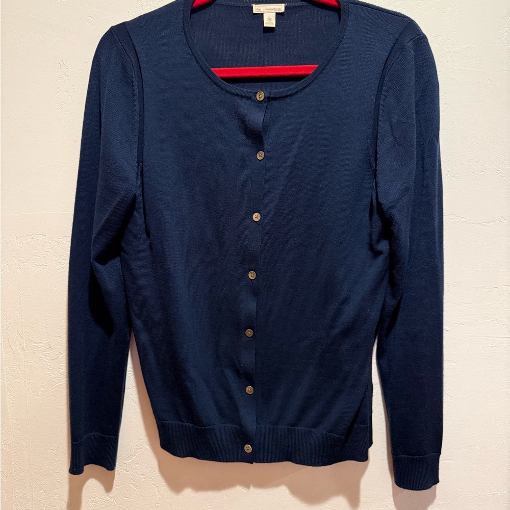 GAP Navy Blue Women's Cardigan Sweater
